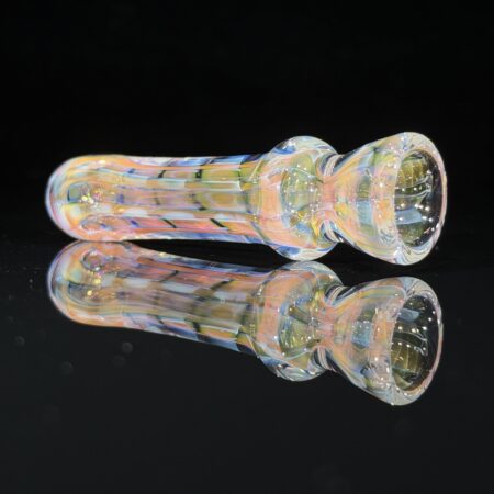 Rose Gold Fume Chillum All Pipes and Accessories Tako Glass Rose Gold Fume Chillum