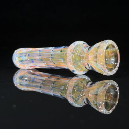 Rose Gold Fume Chillum All Pipes and Accessories Tako Glass Rose Gold Fume Chillum