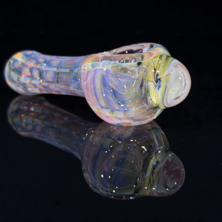 Coil Inside Out Fumed Spoon Pipe Dry Pipes Tako Glass Coil Inside Out Fumed Spoon Pipe