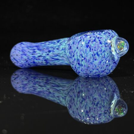 Frit Opal Marble Spoon Pipe Dry Pipes Tako Glass Frit Opal Marble Spoon Pipe