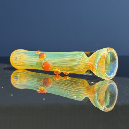 Comtrex Gold Fume Chillum All Pipes and Accessories Tako Glass Comtrex Gold Fume Chillum