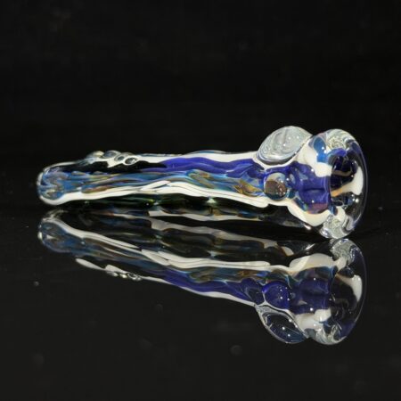 Inside Out Abstract Glass Chillum All Pipes and Accessories Tako Glass Inside Out Abstract Glass Chillum