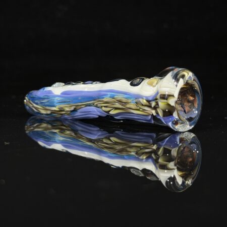 Inside Out Abstract Glass Chillum All Pipes and Accessories Tako Glass Inside Out Abstract Glass Chillum