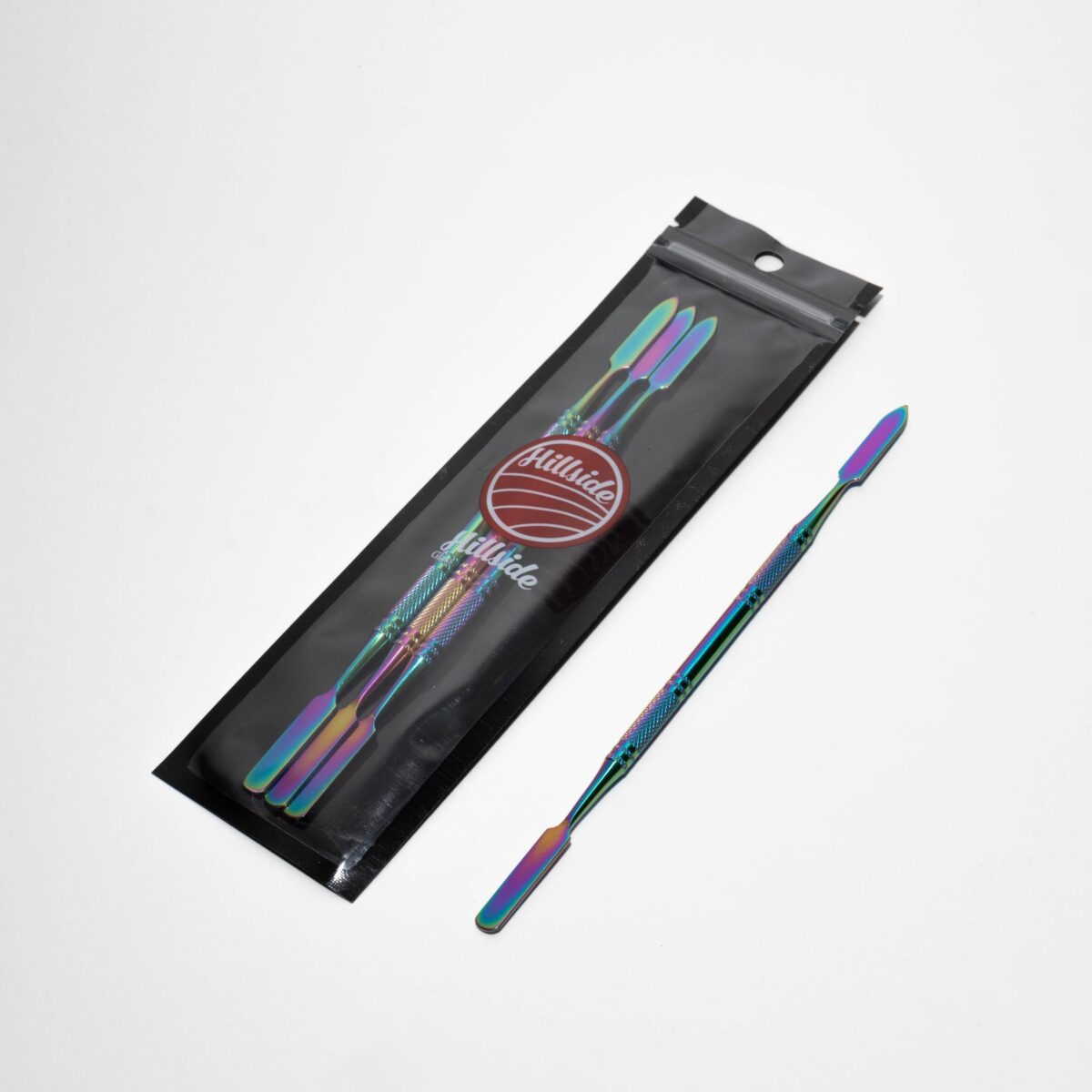 3PK IRIDESCENT STEEL PADDLE-ARROWHEAD