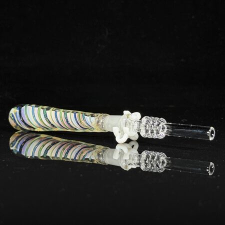 10mm Fume Spiral Nectar Collector All Pipes and Accessories Tako Glass 10mm Fume Spiral Nectar Collector