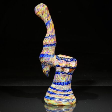 Multi-Color Sherlock Bubbler All Pipes and Accessories Tako Glass multi color sherlock bubbler