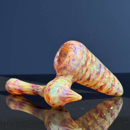 Jedi Tie Dye Sidecar Bubbler All Pipes and Accessories Tako Glass Jedi Tie Dye Sidecar Bubbler