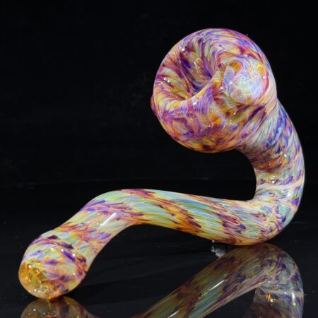 Jedi Tie Dye Sherlock Pipe All Pipes and Accessories Tako Glass Jedi Tie Dye Sherlock Pipe