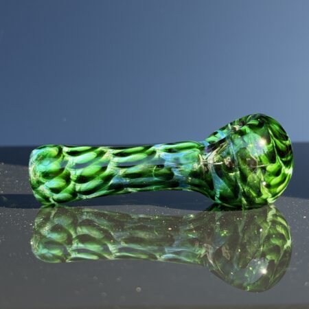 Experimental Green Pocket Spoon Pipe All Pipes and Accessories Tako Glass experimental green pocket spoon pipe