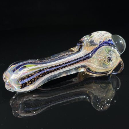 Molten Chaos Dichro Spoon Pipe All Pipes and Accessories Tako Glass Molten Chaos Dichro Spoon Pipe