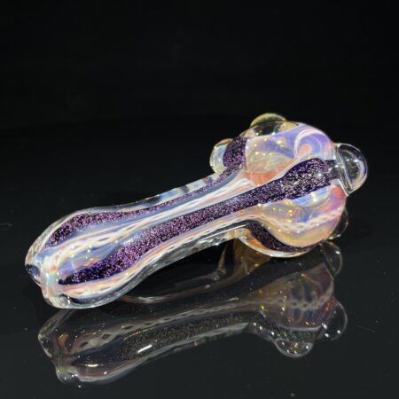 Molten Chaos Dichro Spoon Pipe All Pipes and Accessories Tako Glass Molten Chaos Dichro Spoon Pipe