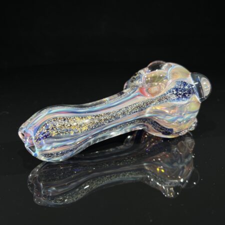 Molten Chaos Dichro Spoon Pipe All Pipes and Accessories Tako Glass Molten Chaos Dichro Spoon Pipe