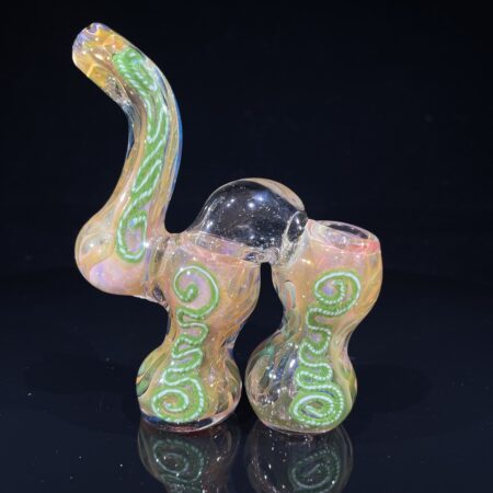 Fume IO Cane Double Bubbler All Pipes and Accessories Tako Glass Fume IO Cane Double Bubbler