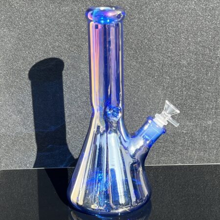 12″ 50×9 Neon Metallic Beaker Bong All Pipes and Accessories Tako Glass 12" 50x9 Neon Metallic Beaker Bong