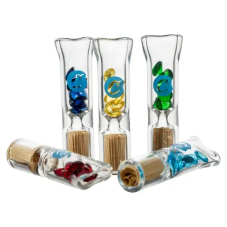 Cookies Bling Glass Filter Tips 5-Pack Accessories Tako Glass Cookie Bling Tips