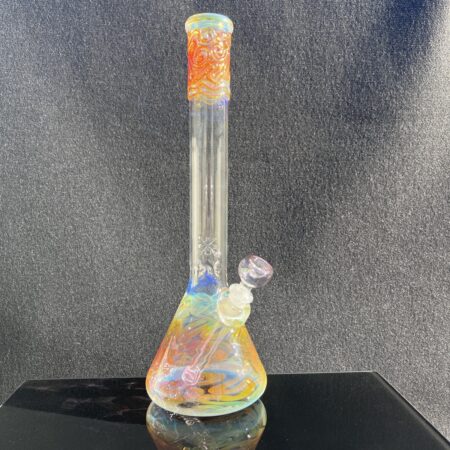 15" Fumed Squiggle Beaker Bong