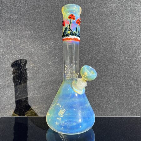 11″ Fume Mushroom Beaker Bong All Pipes and Accessories Tako Glass 11" Fume Mushroom Beaker Bong