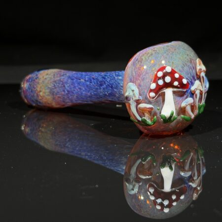 Purple Magic Mushroom Patch Spoon Pipe