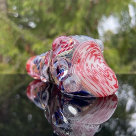 Thick and Twisted Wig Wag Pipe All Pipes and Accessories Tako Glass Thick and Twisted Wig Wag Pipe