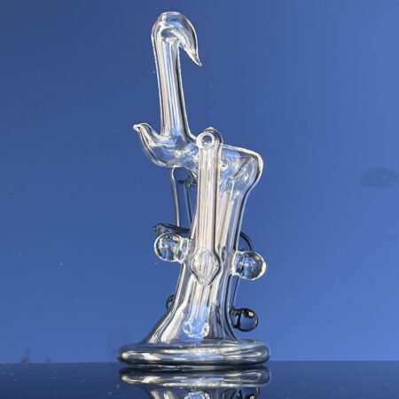 Clarity Duet Sherlock Bubbler All Pipes and Accessories Tako Glass Clarity Duet Sherlock Bubbler
