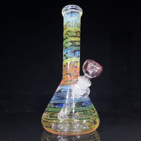 9″ Full Fume Beaker Bong All Pipes and Accessories Tako Glass 9" Full Fume Beaker Bong