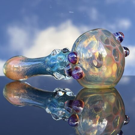 Watermelon Marbled Maria Spoon Pipe All Pipes and Accessories Tako Glass Watermelon Marbled Maria Spoon Pipe
