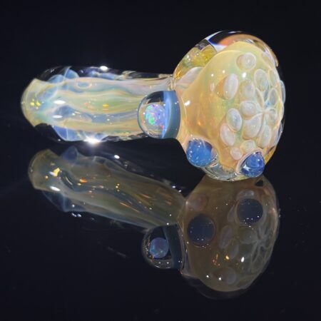 Fumed Egyptian Marina Opal Spoon Pipe All Pipes and Accessories Tako Glass Fumed Egyptian Marina Opal Spoon Pipe