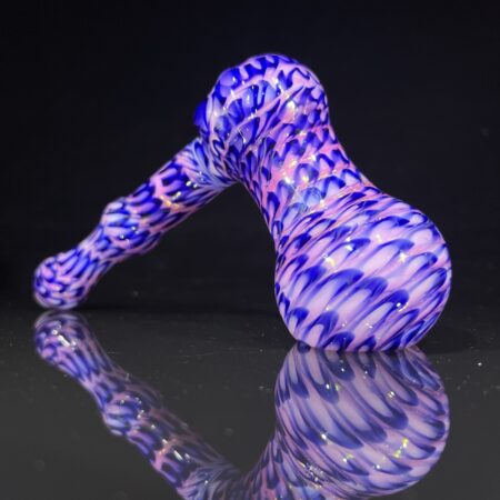 Cheshire Purple Hammer Bubbler All Pipes and Accessories Tako Glass Cheshire Purple Hammer Bubbler