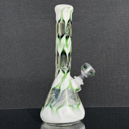 9″ Full Color Beaker Bong All Pipes and Accessories Tako Glass 9" Full Color Beaker Bong