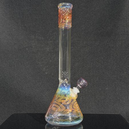15" Fumed Squiggle Beaker Bong