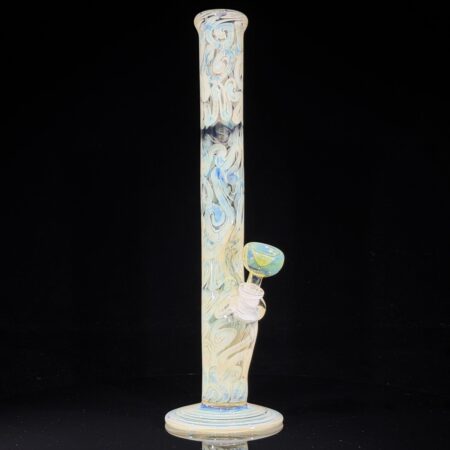 15" Full Fumed Squiggle Straight Bong