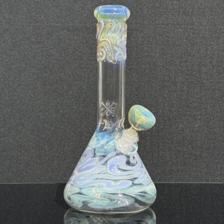 11" Color Squiggle Beaker Bong