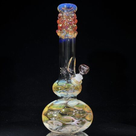 14.5″ Fumed Double Bubble Bong Bongs Tako Glass 14.5" Fumed Double Bubble Bong