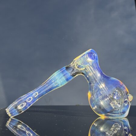Silver Fume Hammer Bubbler All Pipes and Accessories Tako Glass silver fume hammer bubbler