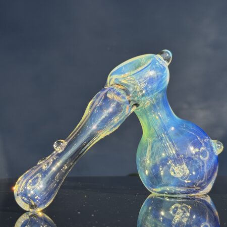 Silver Fume Hammer Bubbler All Pipes and Accessories Tako Glass Silver Fume Hammer Bubbler