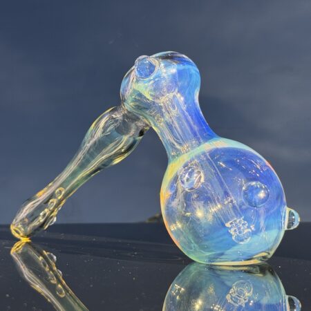 Silver Fume Hammer Bubbler All Pipes and Accessories Tako Glass Silver Fume Hammer Bubbler