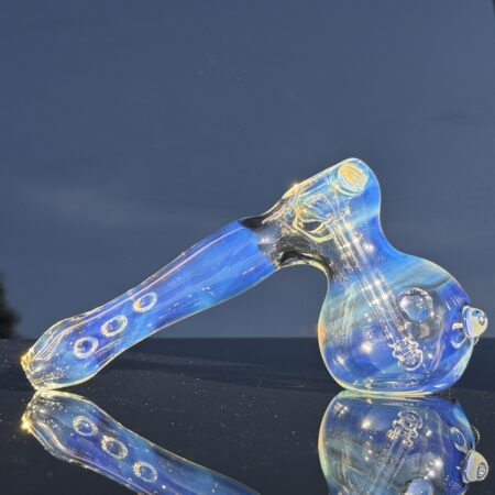 Silver Fume Hammer Bubbler All Pipes and Accessories Tako Glass silver fume hammer bubbler