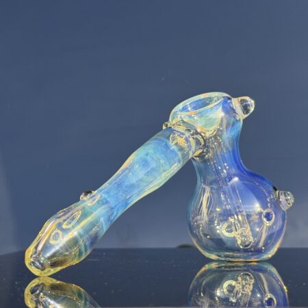 Silver Fume Hammer Bubbler All Pipes and Accessories Tako Glass Silver Fume Hammer Bubbler