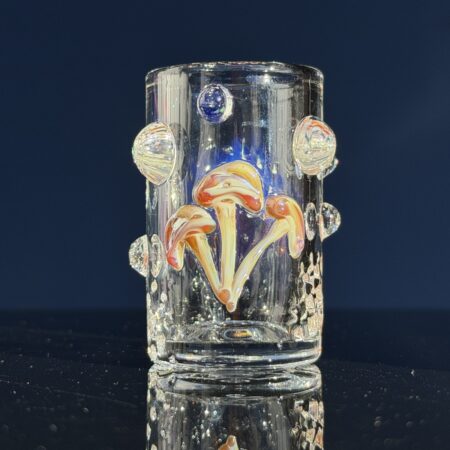 mushroom patch cropal shot glass