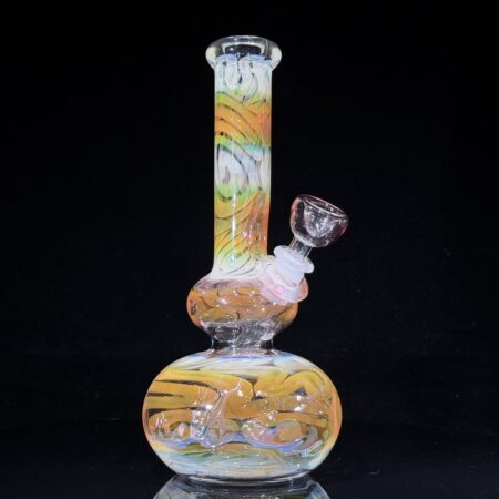 10″ Full Fumed Double Bubble Bong All Pipes and Accessories Tako Glass 10" Full Fumed Double Bubble Bong