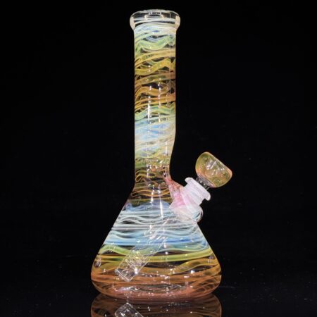 9″ Full Fume Beaker Bong All Pipes and Accessories Tako Glass 9" Full Fume Beaker Bong