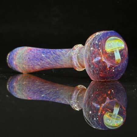 Purple Magic Mushroom Spoon Pipe All Pipes and Accessories Tako Glass Purple Magic Mushroom Spoon Pipe