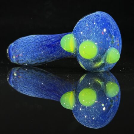 Purple Nebula Slyme Marble Spoon Pipe + Ryot Hardcase All Pipes and Accessories Tako Glass Purple Nebula Slyme Marble Spoon Pipe + Ryot Hardcase