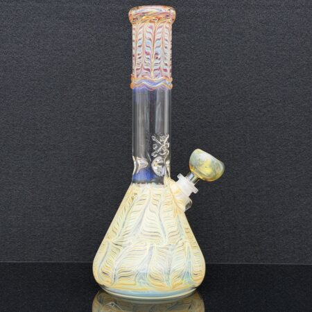 11" Color Rake Beaker Bong