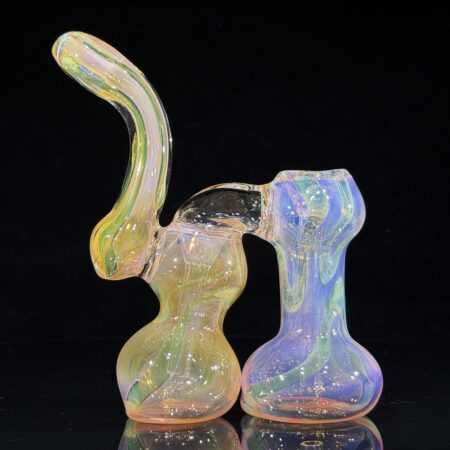 Fume Squiggle Double Bubbler All Pipes and Accessories Tako Glass Fume squiggle double bubbler