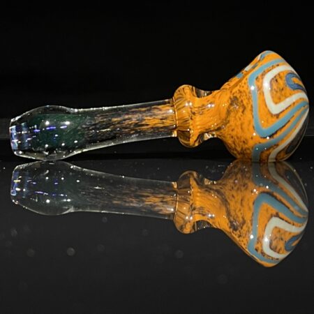 Frit Fade Flower Spoon Dry Pipes Tako Glass Frit Fade Flower Spoon