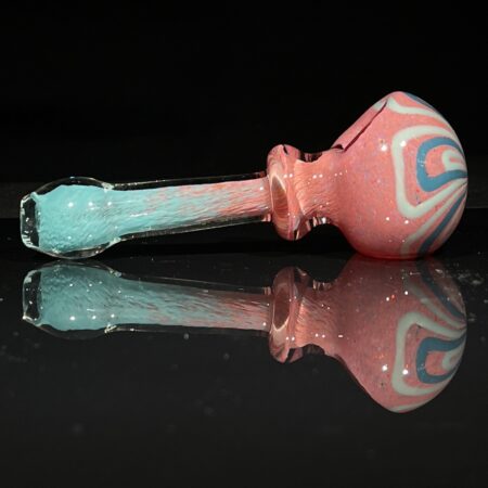 Frit Fade Flower Spoon Dry Pipes Tako Glass Frit Fade Flower Spoon