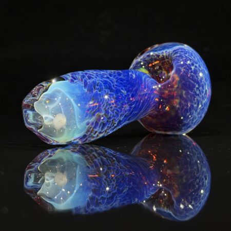 Purple Nebula Spoon Pipe w/ Chiseled Mouthpiece+ Ryot Hardcase All Pipes and Accessories Tako Glass Purple Nebula Spoon Pipe w/ Chiseled Mouthpiece+ Ryot Hardcase