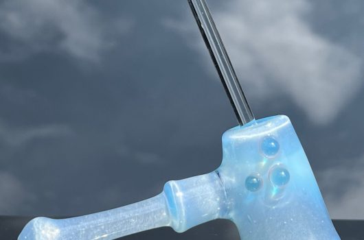 Glacial Melt Hash Hammer Glass Pipe Sugar Shack